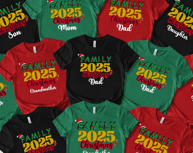 Merry Christmas T-Shirt: Family Holiday Matching Tee