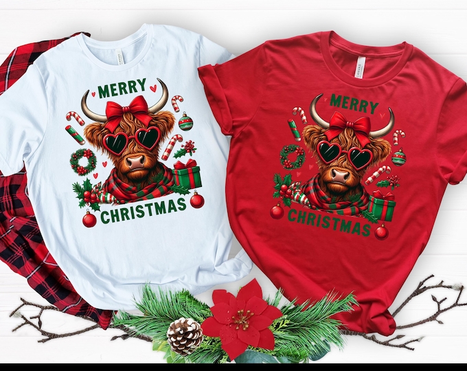 Funny Reindeer Christmas Shirt: Family Xmas Pajamas