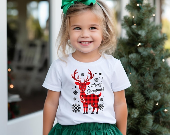 Merry Christmas Reindeer Shirt: Holiday Party Tee