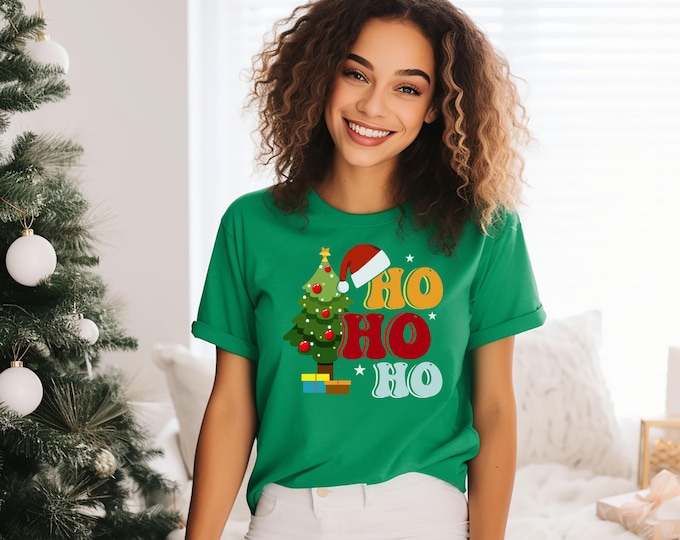 Ho Ho Ho T-Shirt, Christmas Shirt, Funny Christmas Shirt, Christmas HoHoHo Shirt, Christmas Gift Merry Christmas T-Shirt, Ho Ho Ho, Pajamas