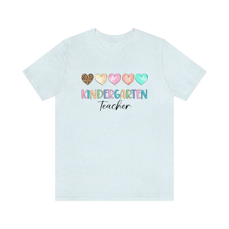 Kindergarten Teacher Shirt, Kindergarten Teacher T-Shirt, Teacher T-Shirt, Kinder Crew Teaching Shirts, Back to School, Elementary Teachers image 4