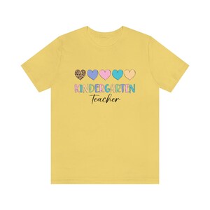 Kindergarten Teacher Shirt, Kindergarten Teacher T-Shirt, Teacher T-Shirt, Kinder Crew Teaching Shirts, Back to School, Elementary Teachers image 9