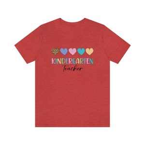 Kindergarten Teacher Shirt, Kindergarten Teacher T-Shirt, Teacher T-Shirt, Kinder Crew Teaching Shirts, Back to School, Elementary Teachers image 6