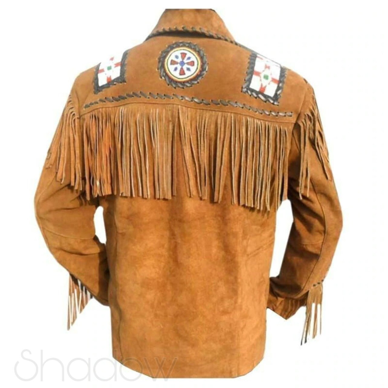 Men's Handmade Western Wear Fringe Style Bone Beads Coat Etsy