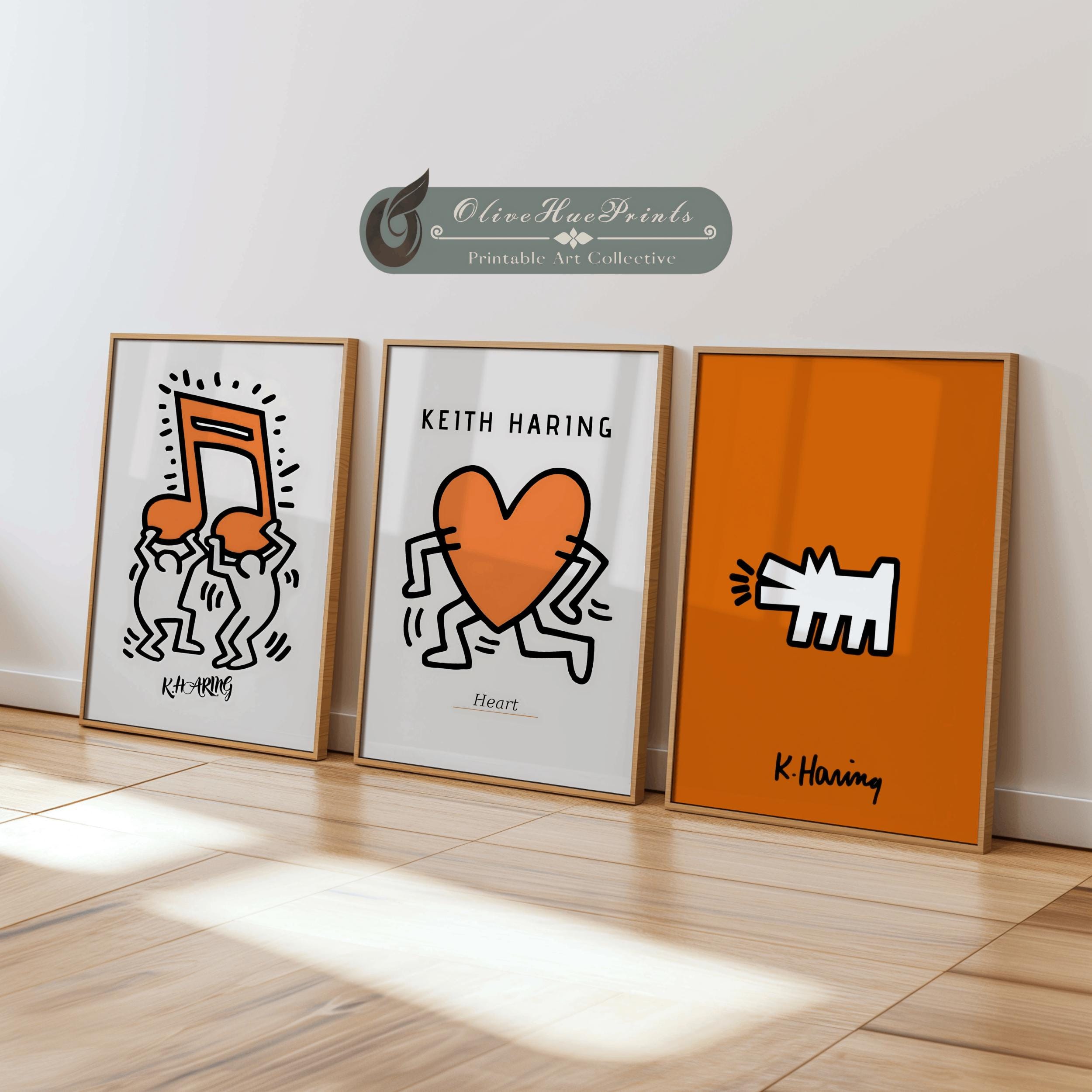 Posters Pop Art Keith Haring – Lot De 6 Affiches A4 Sans Cadre – Déco Murale Salon, Chambre, Bureau - 2