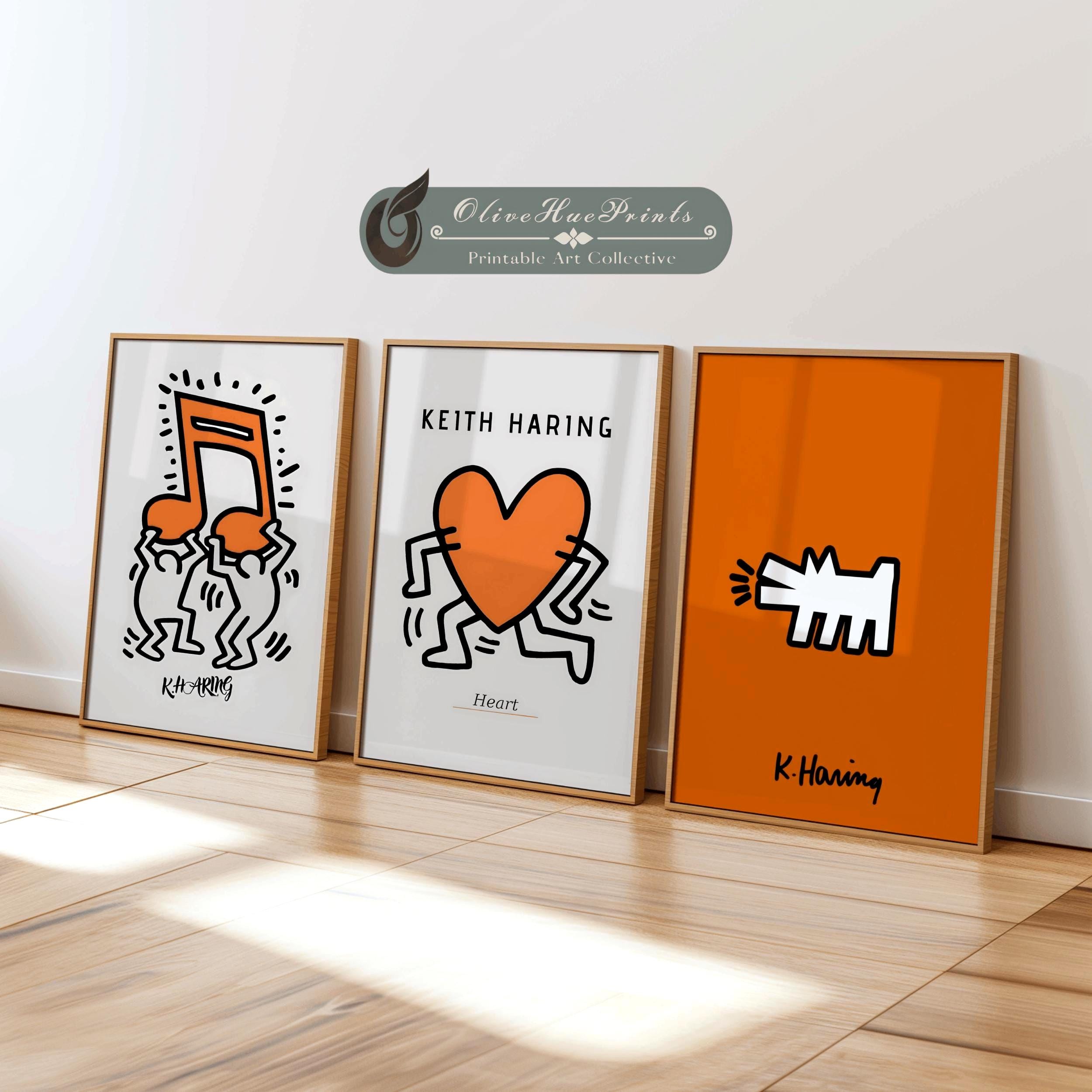 Keith haring print - Etsy 日本