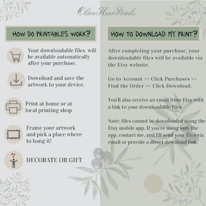 Láminas de arte mural naranja inspiradas en Keith Haring: Juego de 3 (descarga digital) imagen 11