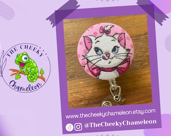 Cat Retractable Badge Reel, Kitty Nurse ID Holder, RN Key Card, Cute Kitten  Acrylic, Teacher Gift, Animal Lover, Vet Life, Marie Cat Badge -   Ireland