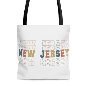 Vintage New Jersey Decal reusable canvas tote bag – RAD Shirts