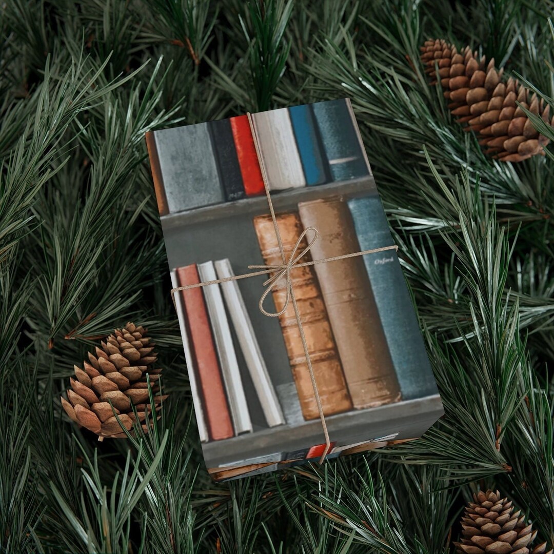 Bookish Gift Wrapping Paper 20x30 Sheet of Book Etsy