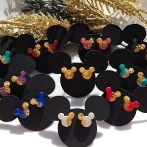 GoldLeaf Mickey Mouse Earrings