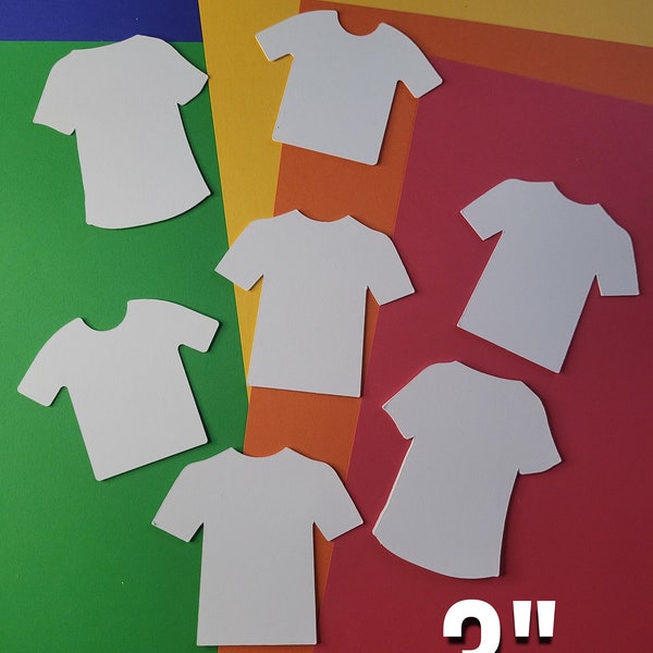 T-SHIRT cutouts classroom cutouts die cuts for coloring and decorating, classroom decor, coloring, educational, learning, teacher aid