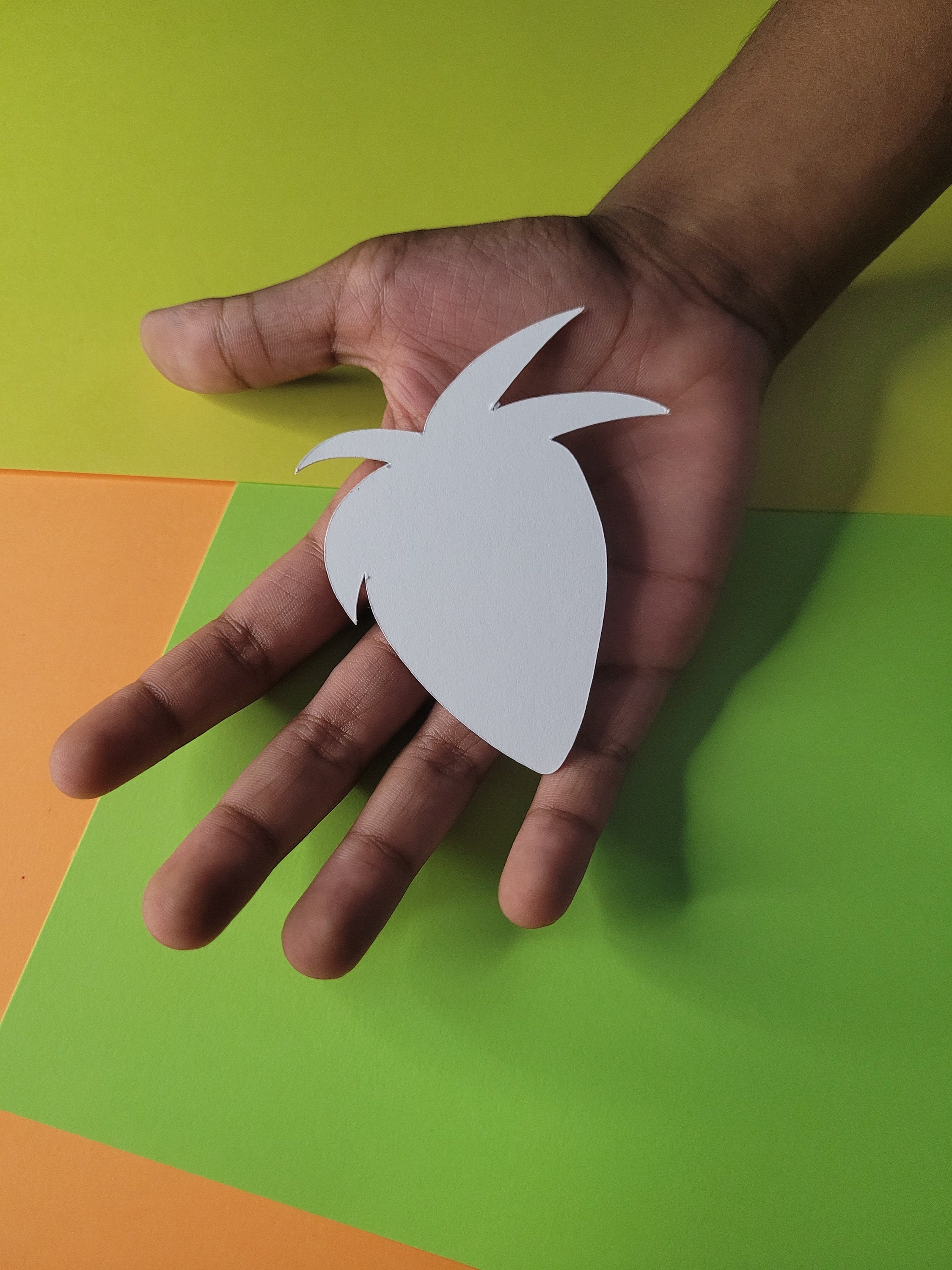 Paper Banana Die Cut Shapes - Tropical Fruit Cutouts For Party Decor & Crafts (25 Pieces)