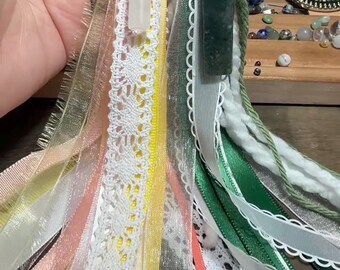 Crystal Ribbn  Bag Charms