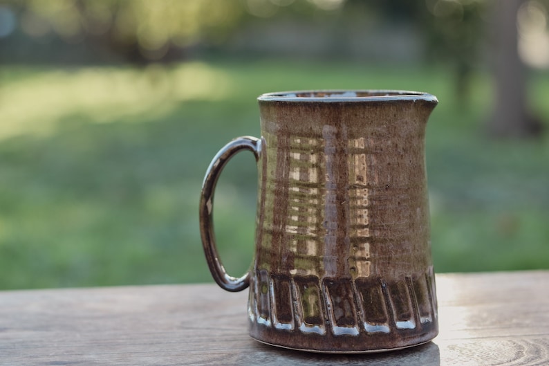 Brown Ceramic Jug Vintage image 1