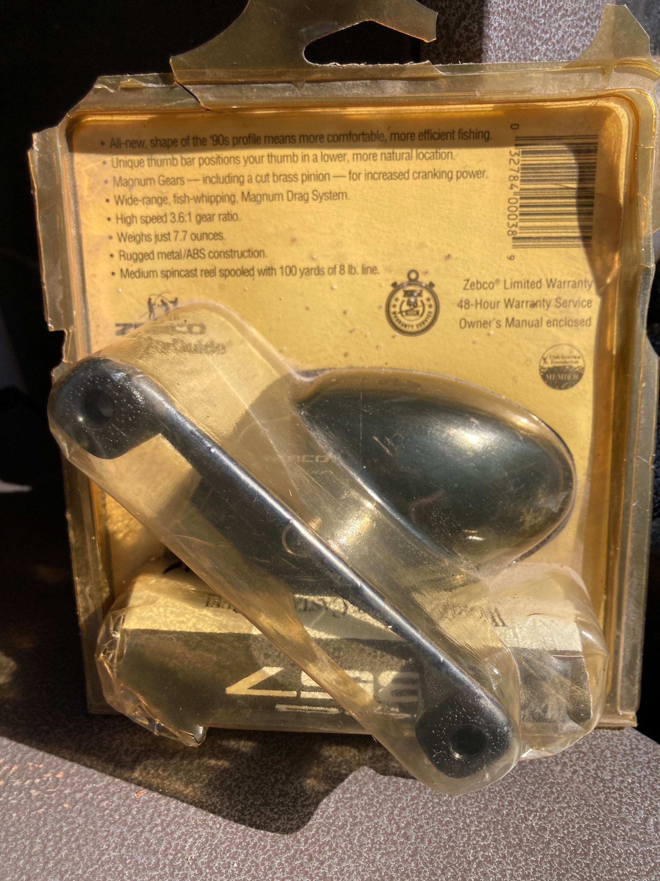 Moulinet Zebco Silver Bullet 357 Vintage - Fabriqué Aux USA, état Parfait