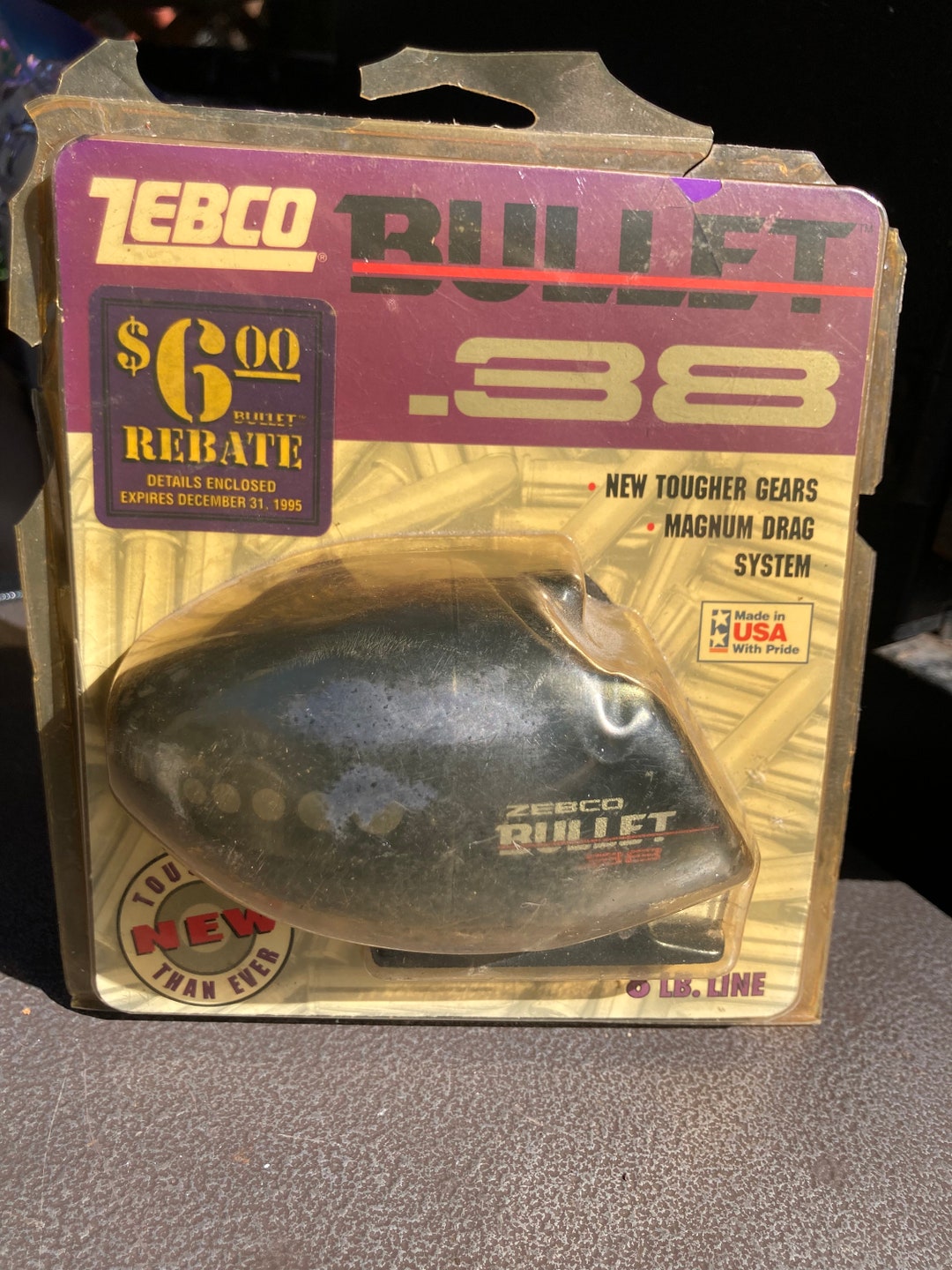 Vtg Zebco .38 / 357 Bullet Fishing Reel / in Package - Etsy