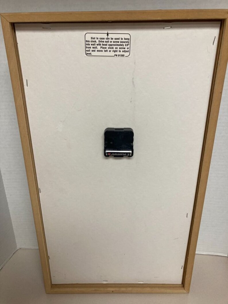 Vintage Ingraham Wall Clock Buck & Doe Deer Farm Picture 23 Etsy