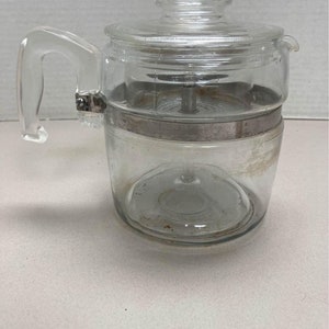 Vintage Pyrex See-Through-Glas-Kaffeemaschine #7756