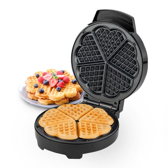 5 heart waffle maker