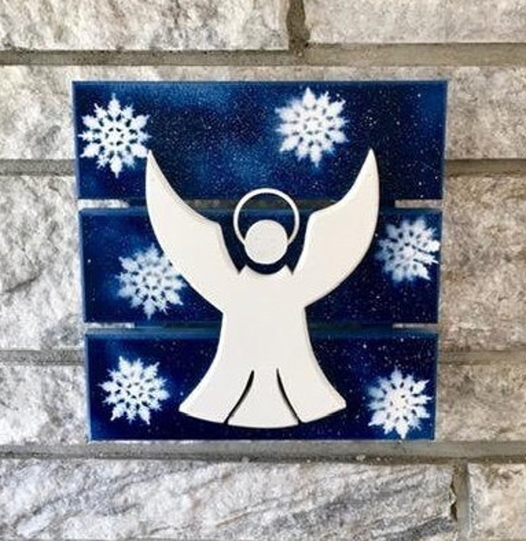 Christmas Snow Angel Mini Etsy