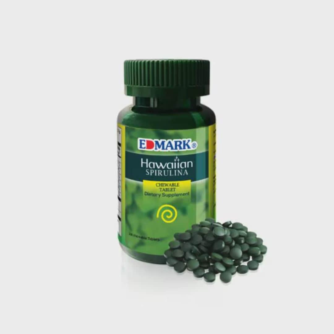 Edmark Hawaiian Spirulina Tablets • Plant-based Algae Superfood ...