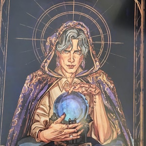 The Seer - The Mystical Witch A4 art print