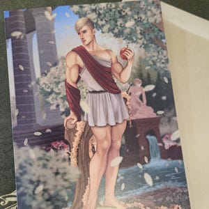 Cartes de visite A6 enchanteresses - Adonis moderne