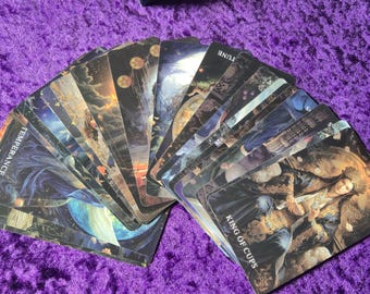 Gudinnans Arcana Tarotkort med guidebok