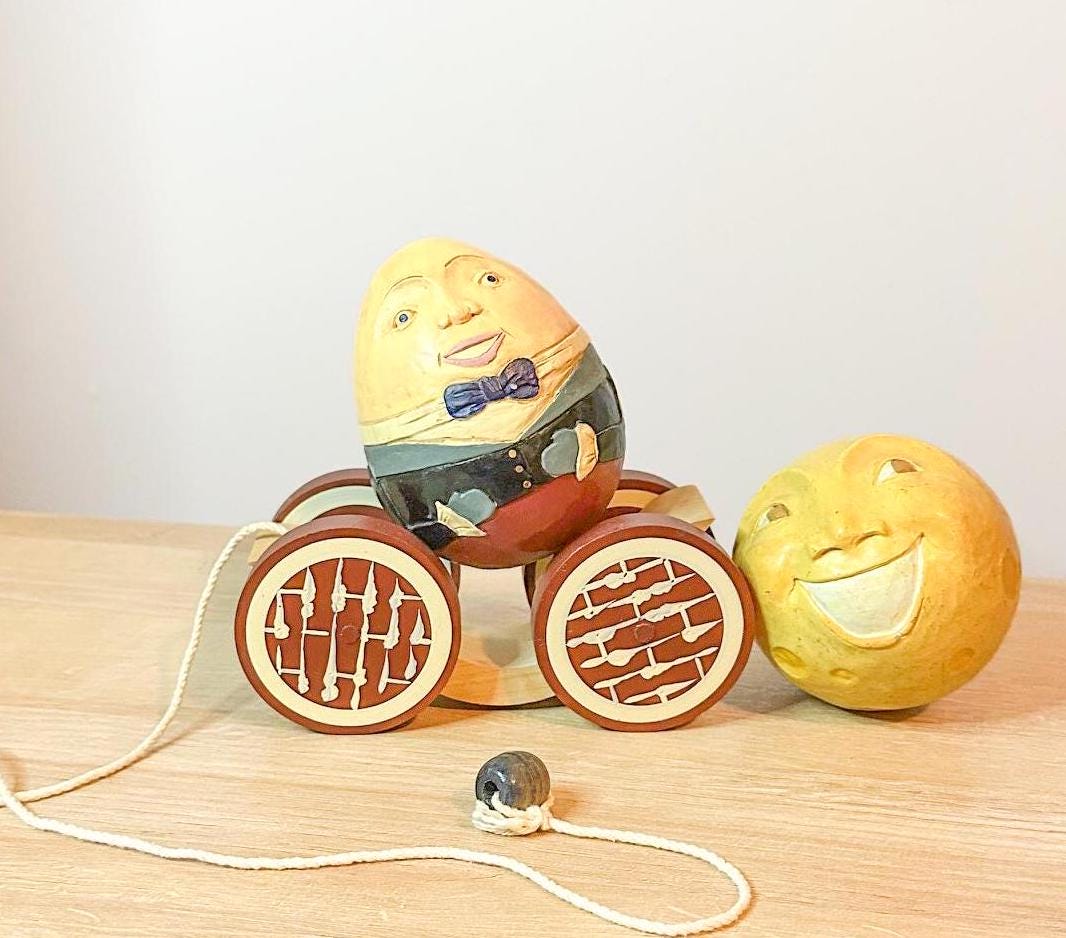 Humpty Dumpty Figurine - Etsy