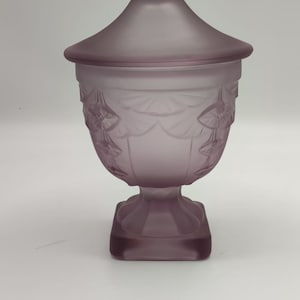 Vintage glass sugar bowl for storing candy or other treats