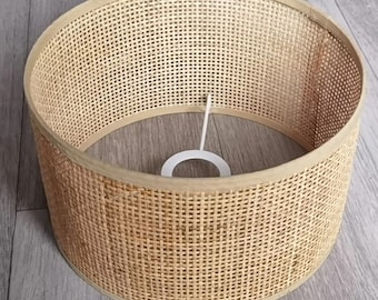 Small Bamboo Lampshade For Ceiling Lamp Table Lamp, Bamboo Pendant Light, Bamboo Light Fixture, Wicker Lampshade, Hanging Rattan Lamp Shade