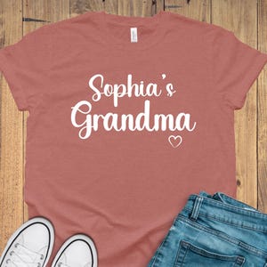 Personalized Grandma Shirt, Mother&#39;s Day Gift, Custom Grandma Shirt, Grandma Birthday Shirt, Gift For Mama, New Grandma Shirt, Mama Shirt