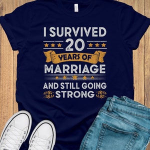 Level 20 Complete Shirt Custom 20th Anniversary Gift For Husband Wife Boyfriend Girlfriend, Twenty Year 20 Anniversary Gifts For Him Her