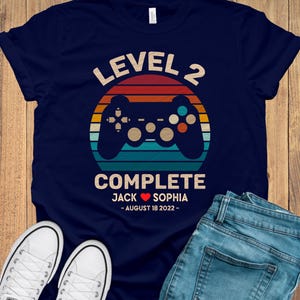 Vintage 2nd Wedding Anniversary - Level 2 Complete T-Shirt Vintage 2nd Wedding Anniversary - Level 2 Complete T-Shirt