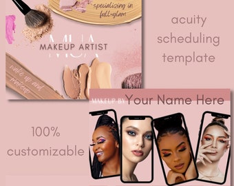 Plantilla de agudeza del maquillador