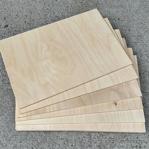 3mm 1/8&quot; x 12&quot; x 8&quot; Baltic Birch 40 pack