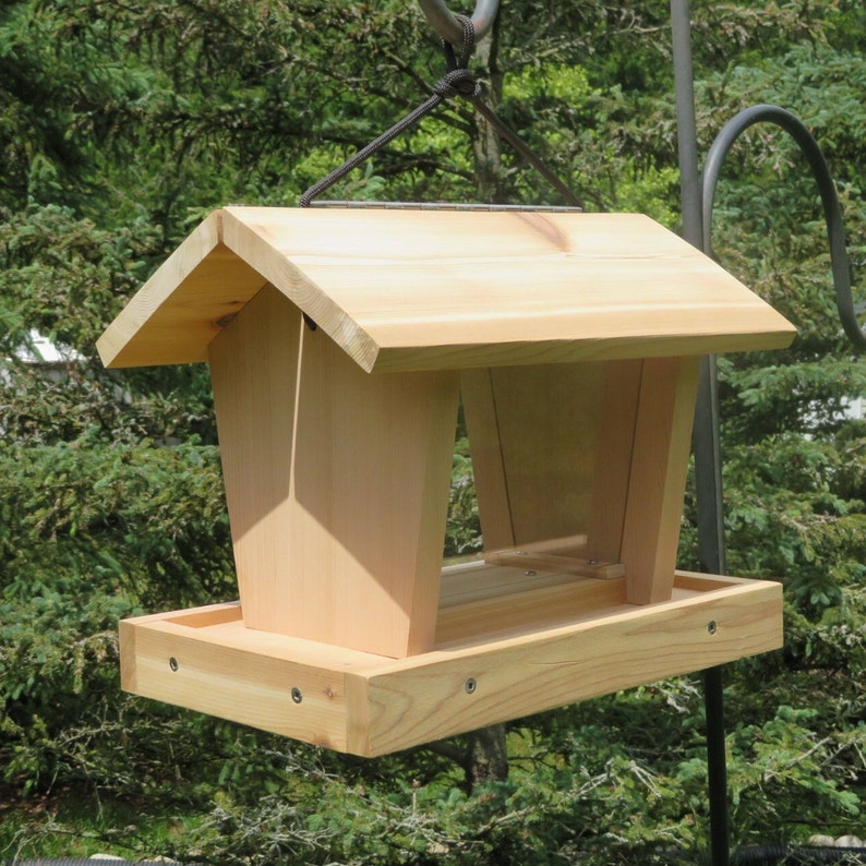 Cedar Bird Feeder Etsy