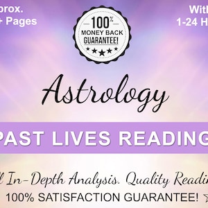 Astrologie, Lectures Sur Des Vies Antérieures, Rapport Sur Le Thème De La Naissance, Réincarnation, Rapport Du Thème Natal, Lectures De Naissance, Karma, Astrologique