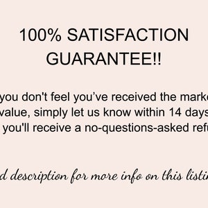 May include: 100% Satisfaction Guarantee!! If you don't feel you've received the marked value, simply let us know within 14 days and you'll receive a no-questions-asked refund! Read description for more info on this listing.