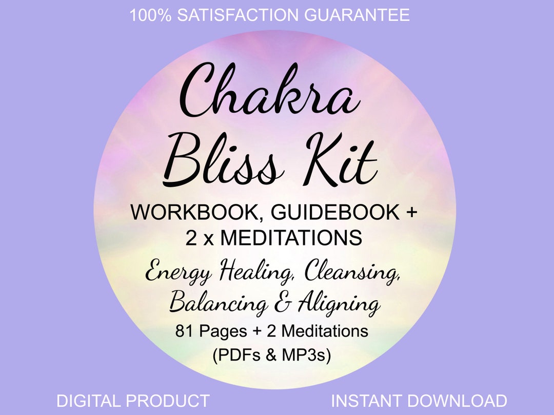 Chakra Kit, Chakra Healing, Cleansing, Balancing, Workbook, Meditations ...