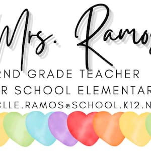 Rainbow Heart Email Signature