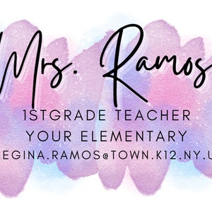 Purple Sparkle Email Signature-CANVA Template