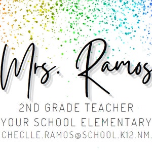 Rainbow Glitter Email Signature