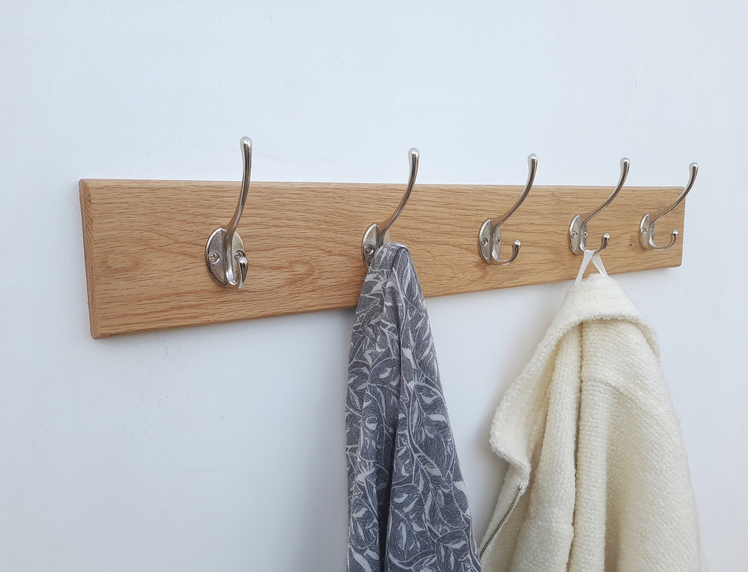 10 Units Alloy Coat Hooks Double Hooks Heavy Duty Wall Mounted for Hat  Hardware Dual Prong Retro Coat Hanger Home Accessories