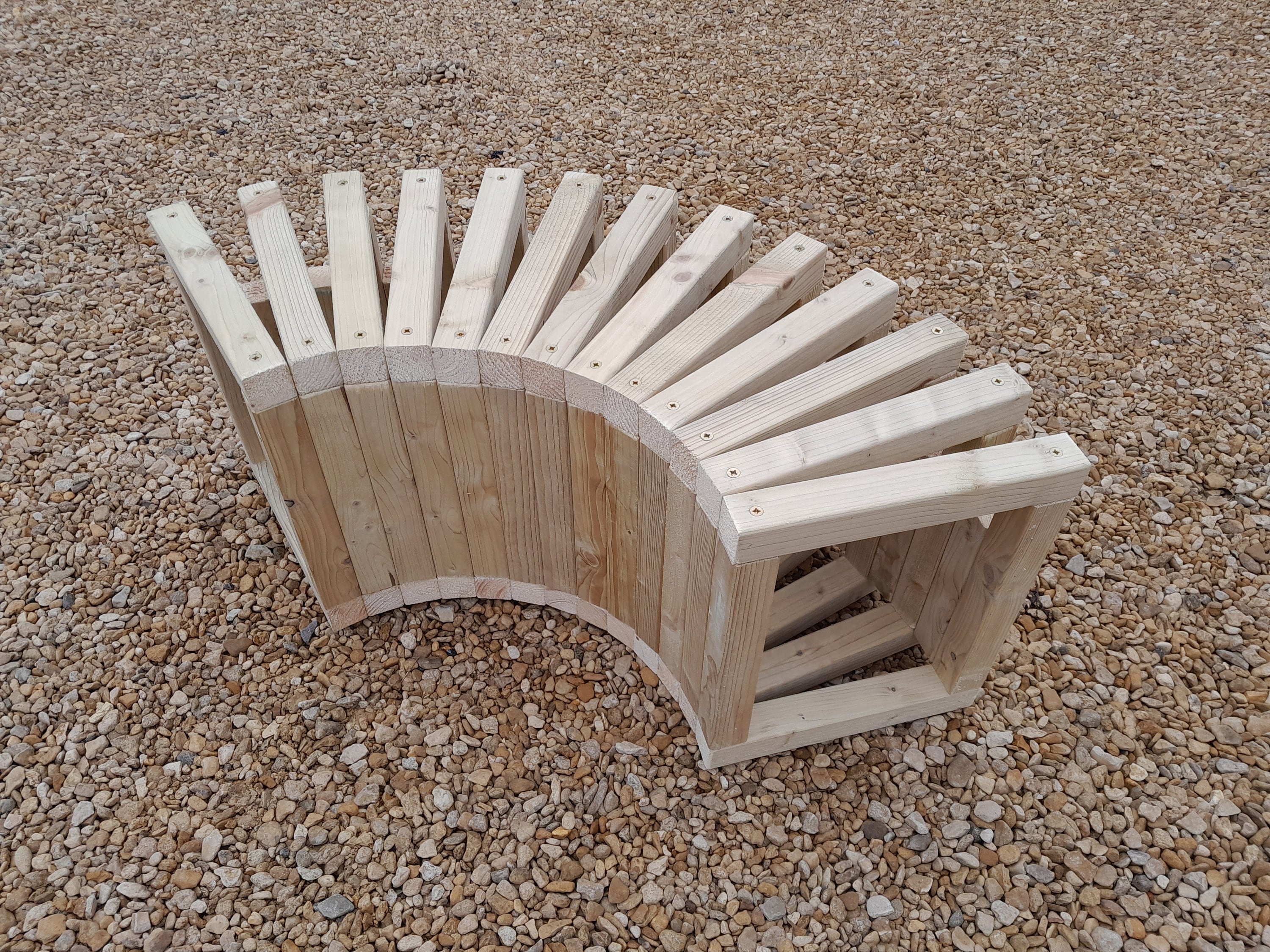 Circular wooden garden benches hotsell