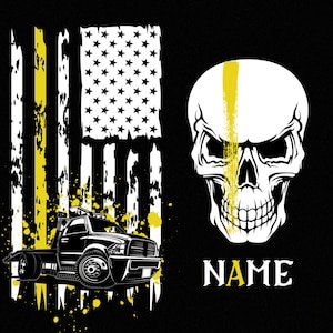 Customizable Tow Truck Tumbler Wrap