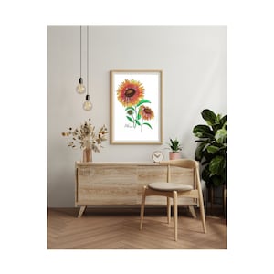 Blanket flower watercolor painting - art print -Blanket Flower watercolor - Blanket Flower art print, wildflower art, floral art