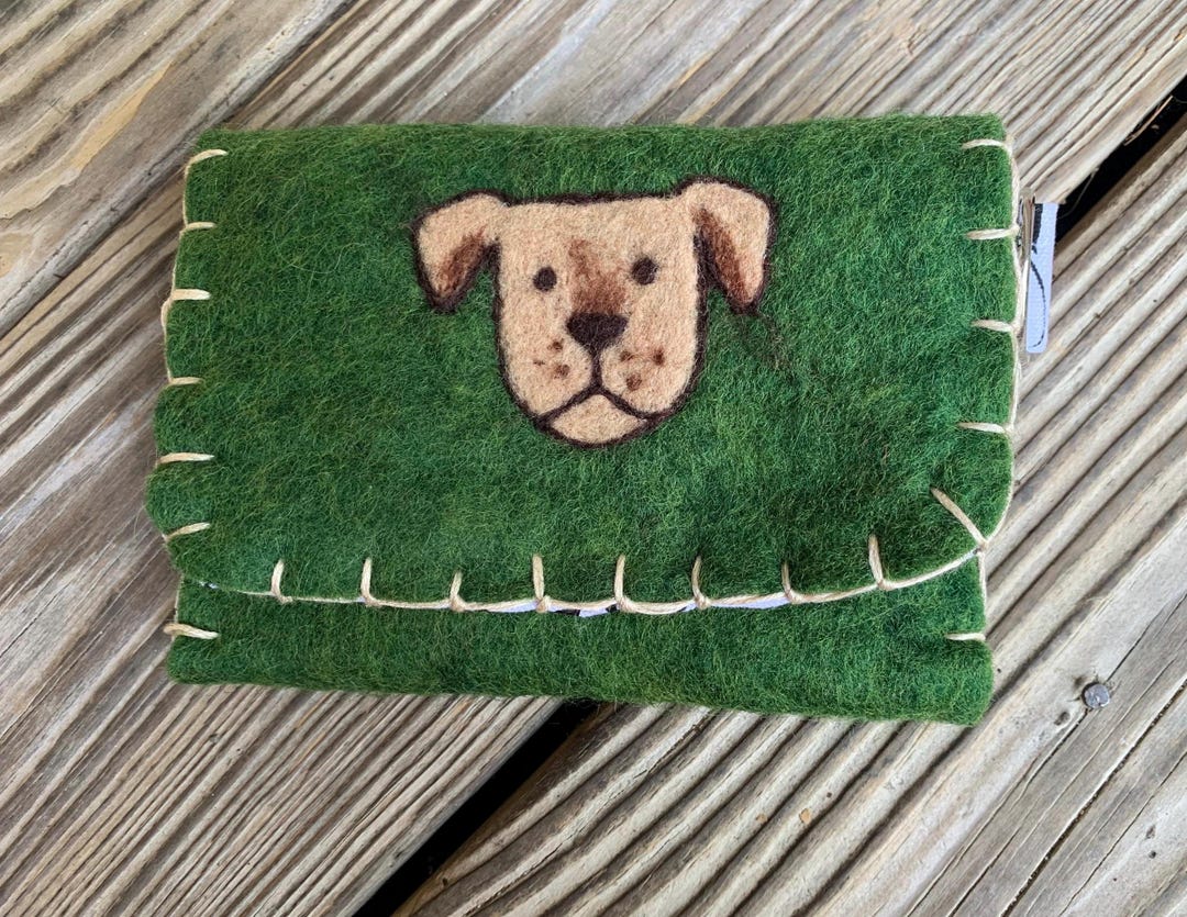 Dog Wallet Handmade Wool Felted Dog Wallet: Puppy Coin Purse - Etsy New Zealand