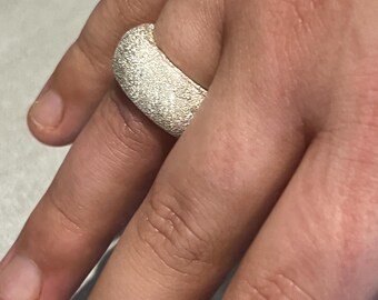 Heaviest 23g + Sterling Silver wide Band Ring